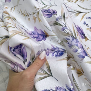 Ранфорс цветы 21