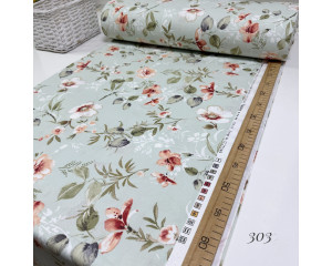 Ранфорс цветы 303