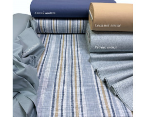 Ранфорс полоска текстурированная 01