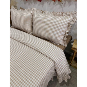 Ранфорс клетка бежевая стандарт