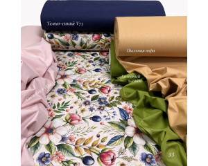 Ранфорс цветы 33