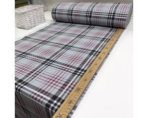 Ранфорс шотландка серая