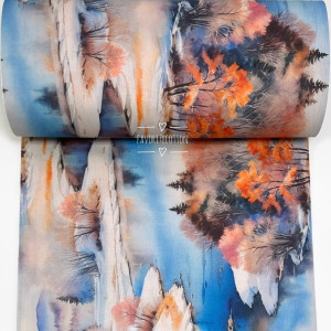 Ранфорс осенний пейзаж