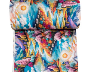 Ранфорс 5D радужная долина