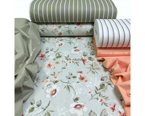 Ранфорс цветы 303