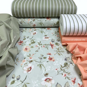 Ранфорс цветы 303