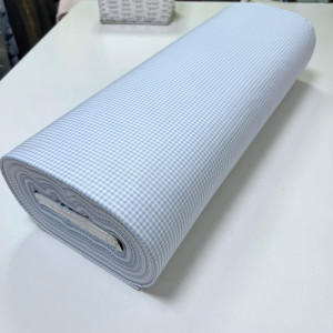 Ранфорс клеточка голубая