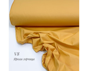 Ранфорс однотонный яркая горчица