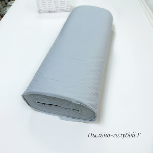 Ранфорс однотонный пыльно-голубой Г