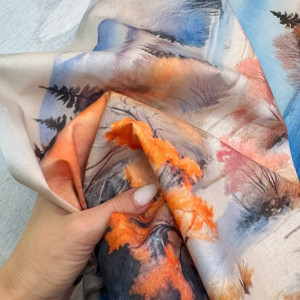 Ранфорс осенний пейзаж