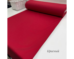 Ранфорс однотонный красный