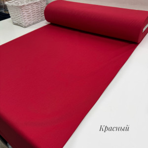 Ранфорс однотонный красный