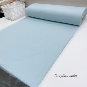 Ранфорс однотонный голубая вода