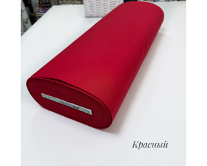 Ранфорс однотонный красный