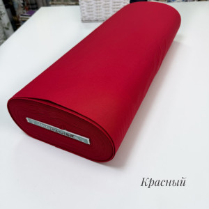 Ранфорс однотонный красный