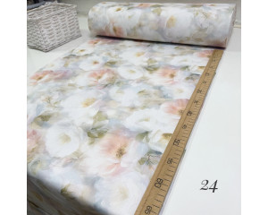 Ранфорс цветы 24