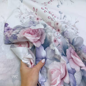 Ранфорс цветы 297