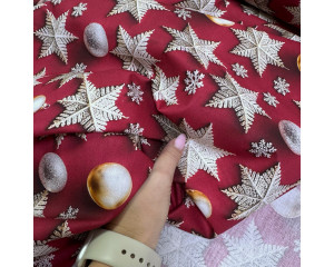 Ранфорс 5D снежинки