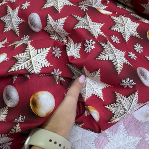 Ранфорс 5D снежинки