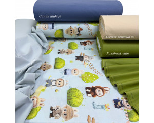 Ранфорс лабубу на голубом