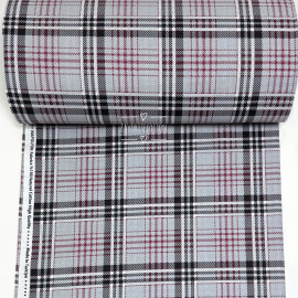 Ранфорс шотландка серая