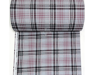 Ранфорс шотландка серая