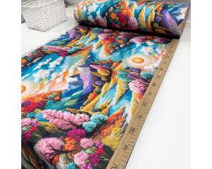 Ранфорс 5D радужная долина