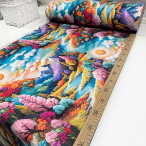 Ранфорс 5D радужная долина