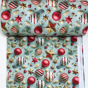 Ранфорс 5D новогодние игрушки