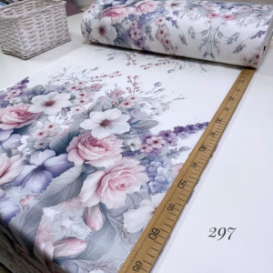 Ранфорс цветы 297