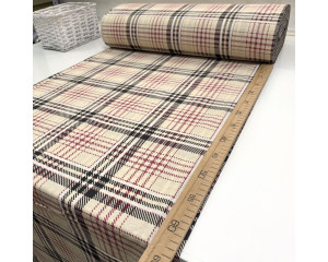 Ранфорс шотландка айвори