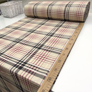 Ранфорс шотландка айвори