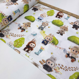 Ранфорс лабубу на белом