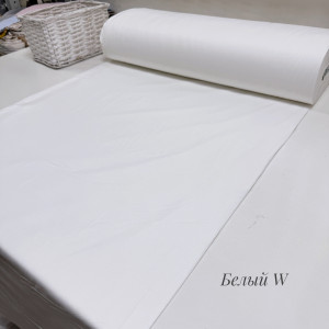 Ранфорс однотонный белый W