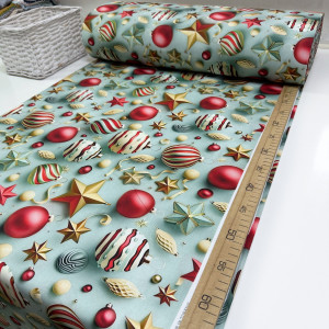 Ранфорс 5D новогодние игрушки