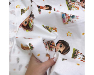 Ранфорс цветочные куколки