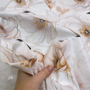 Ранфорс цветы 26