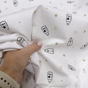 Ранфорс бутылочки milk