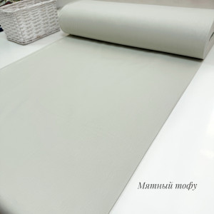 Ранфорс однотонный мятный тофу