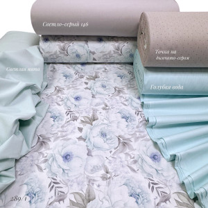 Ранфорс цветы 289/1