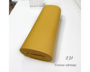 Ранфорс однотонный темная горчица 