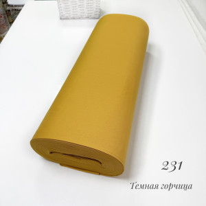 Ранфорс однотонный темная горчица 