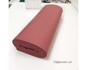 Ранфорс однотонный терракот 256