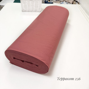 Ранфорс однотонный терракот 256