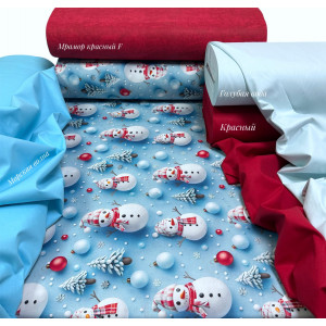 Ранфорс 5D снеговики