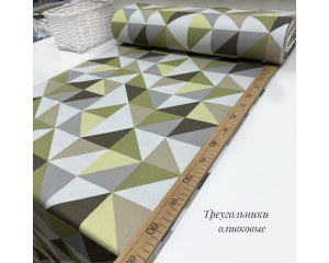 Ранфорс треугольники оливковые