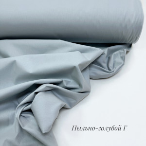 Ранфорс однотонный пыльно-голубой Г