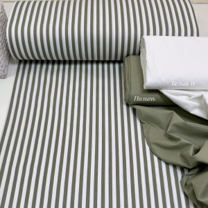 Ранфорс полоска полынь круп.