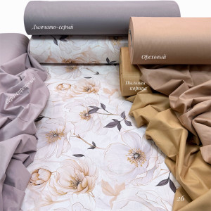 Ранфорс цветы 26