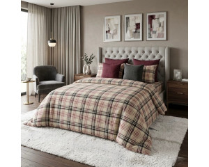 Ранфорс шотландка айвори